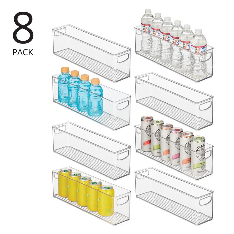 mDesign Plastic Stackable Kitchen Organizer Storage Bin, 2 of 9