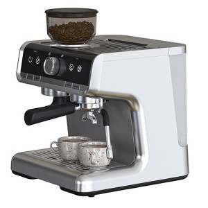 Espresso Machine with Grinder and Milk Frother Steam Wand, 20 Bar Coffee Maker with 95oz Water Tank, Professional 3 In 1 Espresso Maker (1450w) - 1 of 4