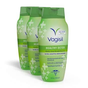 Vagisil Healthy Detox All Over Body Wash - 12oz/3pk