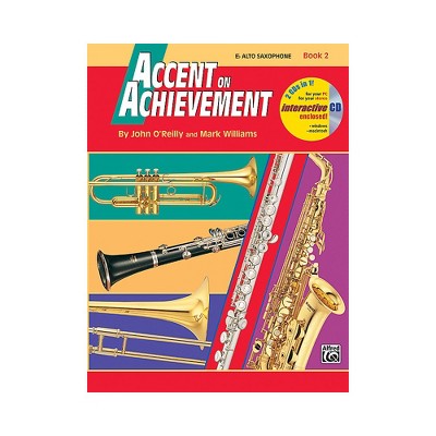 Alfred Accent on Achievement Book 2 E-Flat Alto Saxophone Book & CD