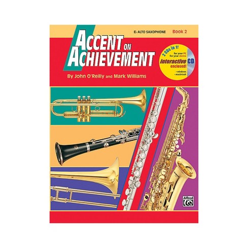 Alfred Accent on Achievement Book 2 E-Flat Alto Saxophone Book & CD - image 1 of 1