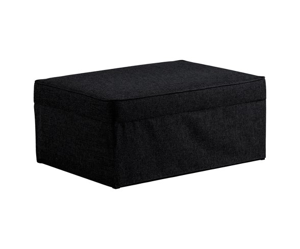 Maine Convertible Ottoman Charcoal Grey - Relax A Lounger