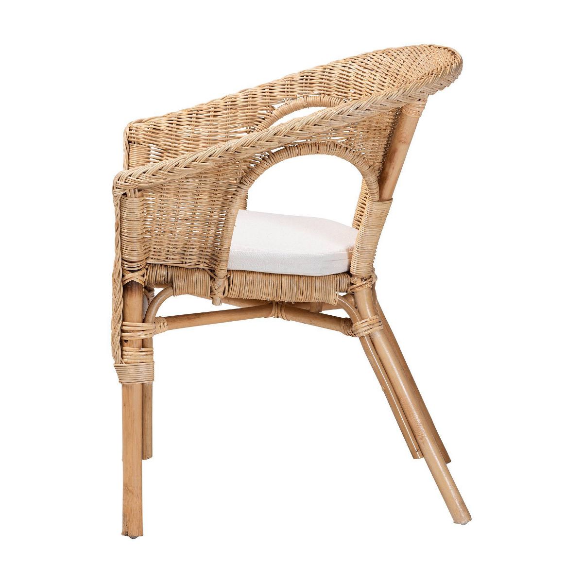 bali & pari Abbey Rattan Dining Chair Natural - thumbnail 9