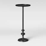 Londonberry Turned Metal Accent Table Black - Threshold™