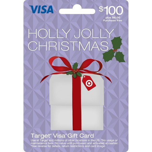 Visa Holiday Gift Card 100 6 Fee Target - festive gift code roblox