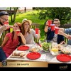SparkSettings Party Supplies Set, Serves 20 Guests, Disposable Dinnerware Set of 222 Pieces - 4 of 4