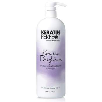 Keratin Perfect Keratin Brightener Tone Correcting Conditioner - Conditioner for Color Treated Hair - 32 oz