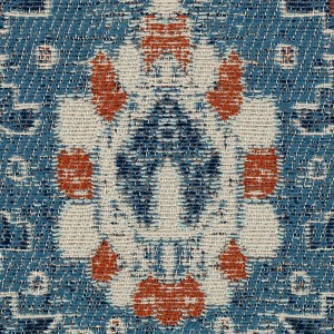 40"x54" Alta 1/2" Rug'D Chair Floor Mat Blue/Ivory - Anji Mountain: Durable, Rectangle, Indoor Use, Felt Backing - 1 of 4