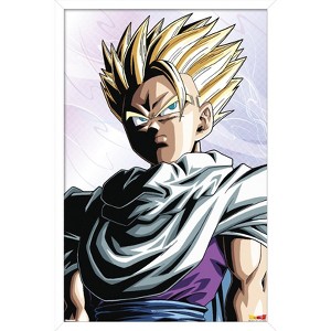 Trends International Dragon Ball Z: Cell Saga - Gohan Super Saiyan Framed Wall Poster Prints - 1 of 4