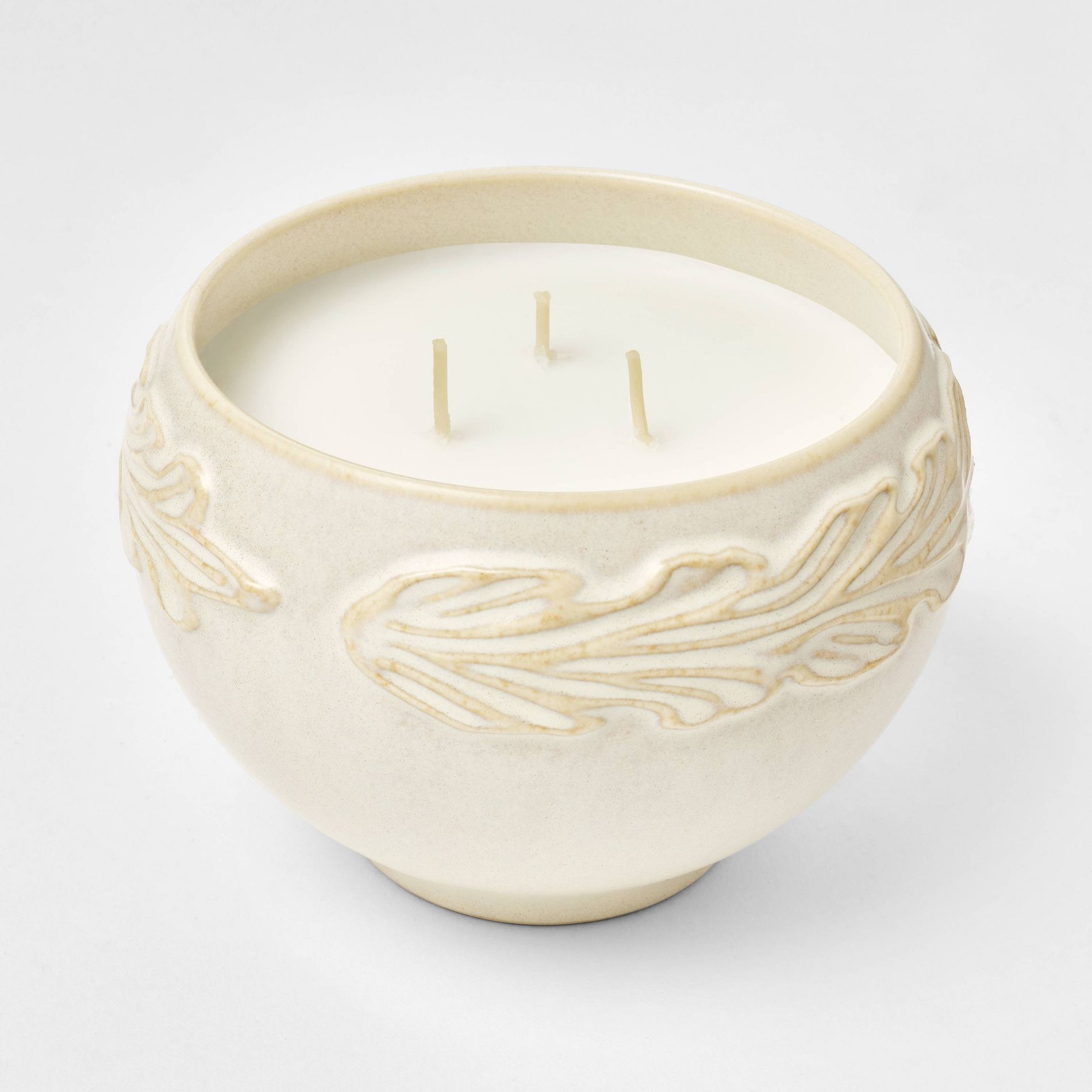 3 Wick Ceramic Botanical Black Pepper and Mahogany Jar Candle - Threshold™ Designed by Studio McGee