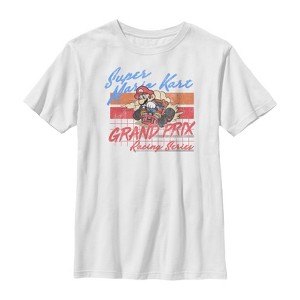 Boy's Nintendo Mario Kart Retro Grand Prix T-Shirt - 1 of 4