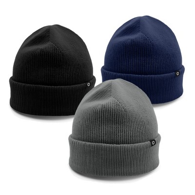 Dalix Beanie Soft Knit 3 Pack Stretch Skully Warm Winter Ski