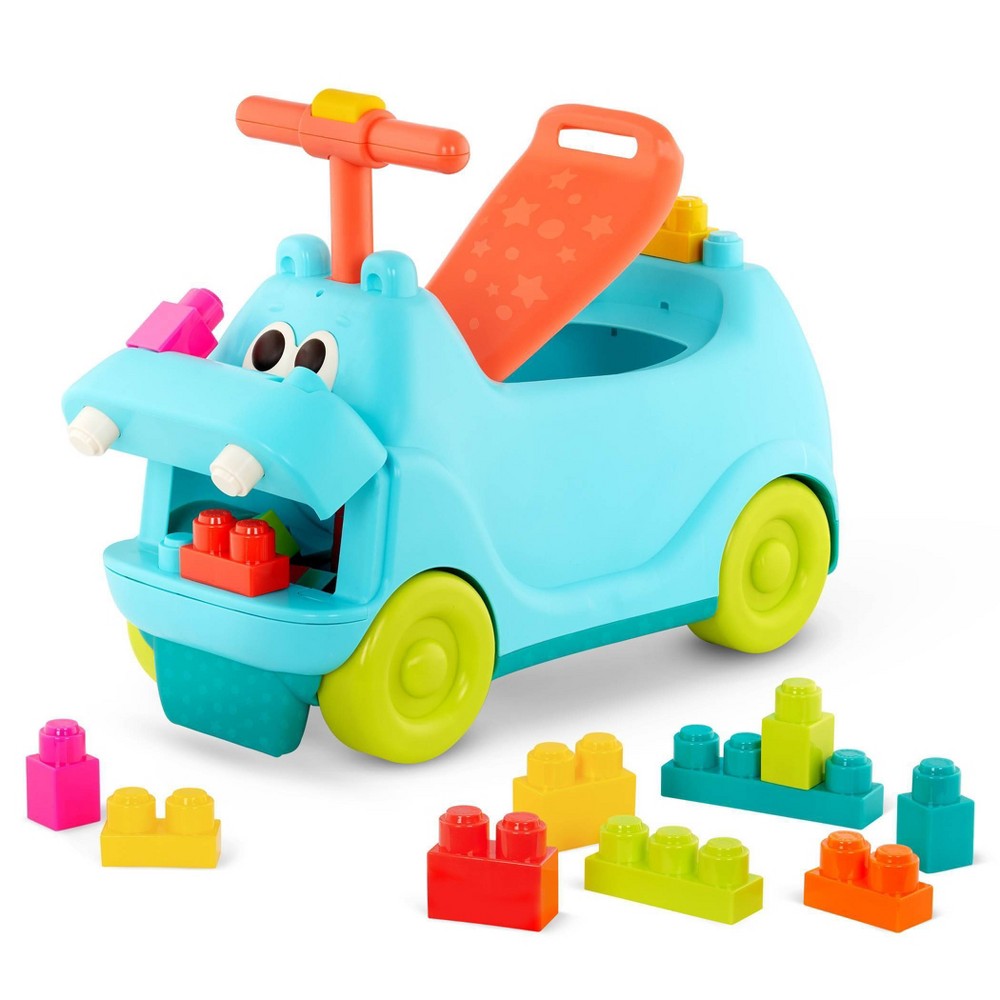 Photos - Pedal Car B Toys B. toys Ride On Toy with Blocks - Ride & Chomp 