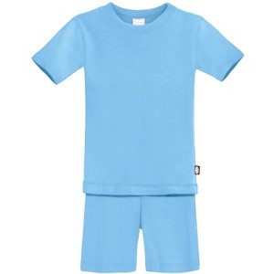 City Threads USA-Made Organic Cotton Soft Pajama Short Sleeve Set For Boys and Girls, Snug Fit - 1 of 4