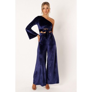 Petal and Pup Womens Avery Velvet Jumpsuit - 1 of 4