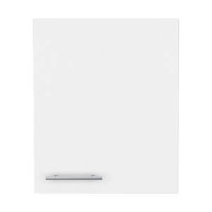 GlasFlength Kitchen Storage 1 Door Kitchen Wall Cabinet Internal Shelves Cabinet Storage Cupboard for Kitchen, White, 13.1"*19.7"*23.6" - 1 of 4
