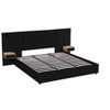 TiramisuBest Platform Bed Bed Frame King/Queen Size Storage Headboard Modern Lifestyle Home Bedroom Upgrade - 3 of 4
