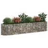 VidaXL Gabion Raised Bed Galvanized Iron 102.4 in.x19.7 in.x19.7 in. - 3 of 4
