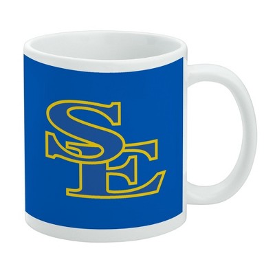 Southeastern Oklahoma State University Primary Logo Ceramic Coffee Mug Novelty Gift Mugs for Coffee Tea and Hot Drinks 11oz White