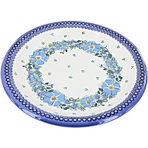 Blue Rose Polish Pottery T03 Galia Dinner Plate - 1 of 1