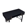Royal Hampton Computer Desk with 2 Drawers and Keyboard Tray, Black - 4 of 4