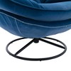LOVMOR Accent chair TV Chair Living room Chair with ottoman - 4 of 4