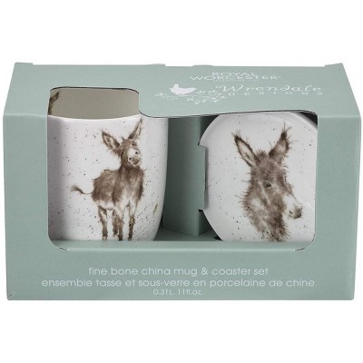 Wrendale Designs Tasse „Gentle Jack“ Mit Esel-Motiv – 0,3 L Aus Feinem Porzellan
