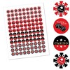Big Dot of Happiness Las Vegas - Casino Party Round Candy Sticker Favors - Labels Fits Chocolate Candy (1 sheet of 108) - 2 of 4