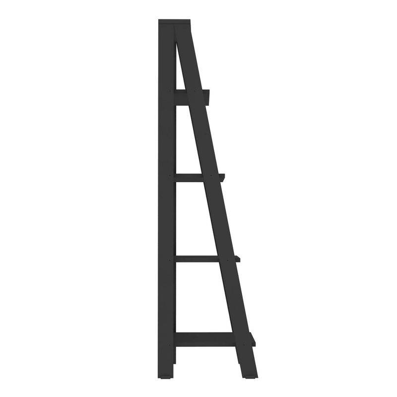 55" Thatcher Transitional Wood 4 Shelf Ladder Bookshelf - Saracina Home, 6 of 16