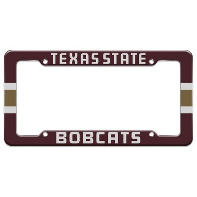 Texas State University Stripes License Plate Tag Frame