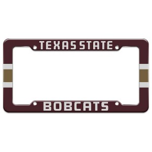 Texas State University Stripes License Plate Tag Frame - 1 of 4