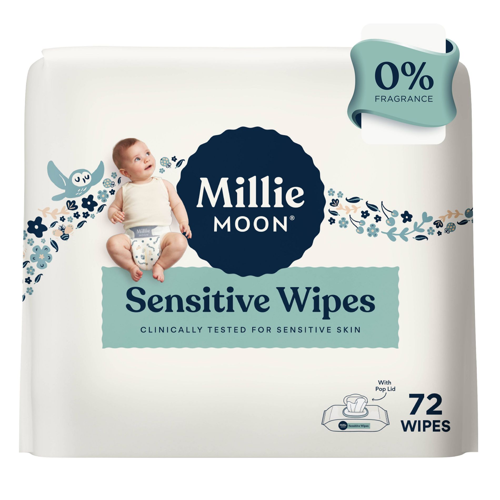 Millie Moon Sensitive Wipes (Select Count)