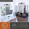 VAXCEL Ravenna Matte Black Bathroom Vanity Light Fixture Metal Cage Shade, LED Compatible - 3 of 4