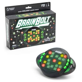 Educational Insights BrainBolt Electronic Memory Brain Game with Lights, Timer, 1 or 2-Player, Ages 7+