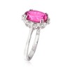 Ross-Simons 5.95 ct. t.w. Pink and White Topaz Ring in Sterling Silver - 3 of 4