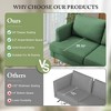 GYIIYUO Loveseat Sofa 56", Upholstered Small Couches for Small Spaces, Mid Century Love Seat Couches for Living Room - 2 of 4