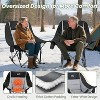 Docred Folding Rocking Camping Chair, Portable Outdoor Rocker with Cooler Bag, 400lbs Capacity, 600D Oxford Fabric, Padded Rocker Chair - 4 of 4