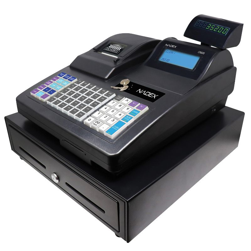 Nadex Coins™ CR600 Thermal-Print Electronic Cash Register, 1 of 8