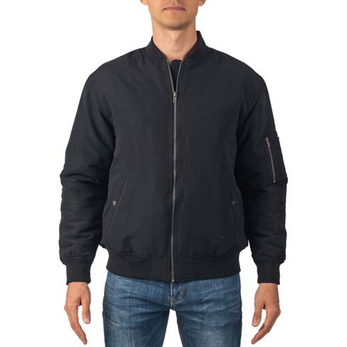 Alpine Swiss Damon Mens Bomber Jacket Lightweight Flight Jacket Windbreaker Casual Softshell Coat - image 1 of 4