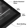 Americanflat 10x12 Picture Frame - Streamline Collection - Thin Border Photo Frame for Tabletop and Wall Display - Black - 3 of 4