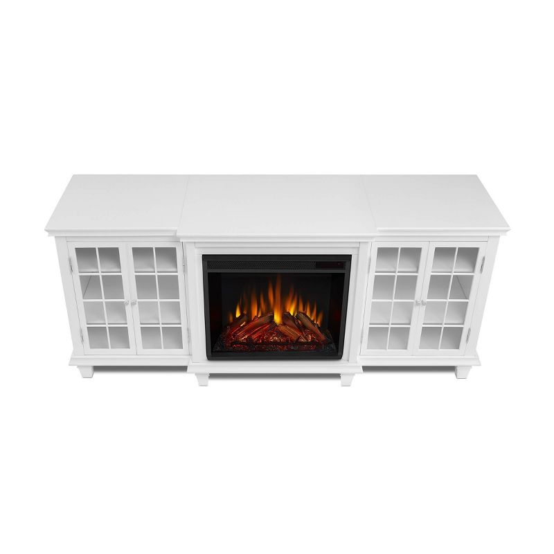Real Flame Marlowe Electric Fireplace Entertainment Center White, 5 of 12