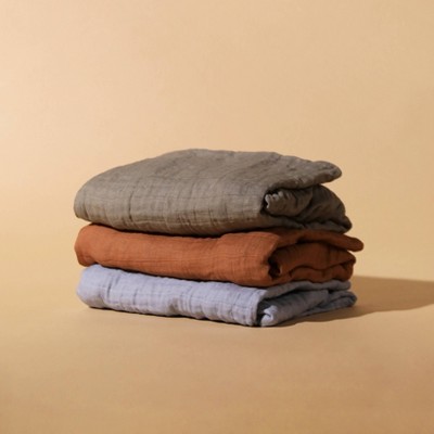 Burnt Sienna Organic Cotton Mini Crib Sheet