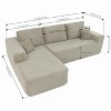 Racxily Cloud Sectional Sofa, L-Shape Chaise Modular Couch with Deep Seat for Living Room & Bedroom - 4 of 4