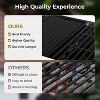 ZAFRO 4-Burner Gas Grill with Side Burner, Stainless Steel Propane Grill 42000BTU for Outdoor Cooking, Silver - 3 of 4