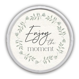 Creative Products Enjoy the Moment 20 x 20 Round White Framed Print - 1 of 1