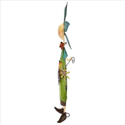 Design Toscano Flower Children Metal Garden Statue: Boy : Target