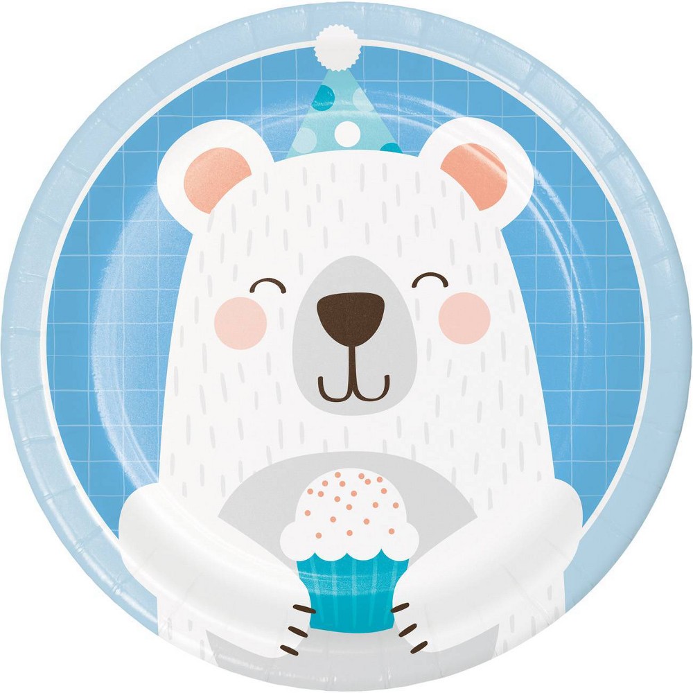24ct Bear Print Dessert Plates