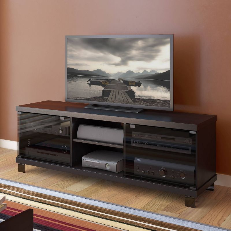 Flat Panel TV Stand for TVs up to 60&#34; CorLiving Ravenwood Black, 2 of 6