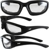 2 Pairs of MotoFrames Payback Safety Motorcycle Glasses with Clear, Smoke Lenses - 4 of 4