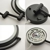 Lycvki 8 Inch Wall Mount Two-Sided Magnifying Makeup Vanity Mirror with 1X/3X Magnification and 360 Degree Rotation - 4 of 4